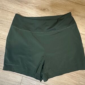 Patagonia Women's Forest Green Athletic Shorts